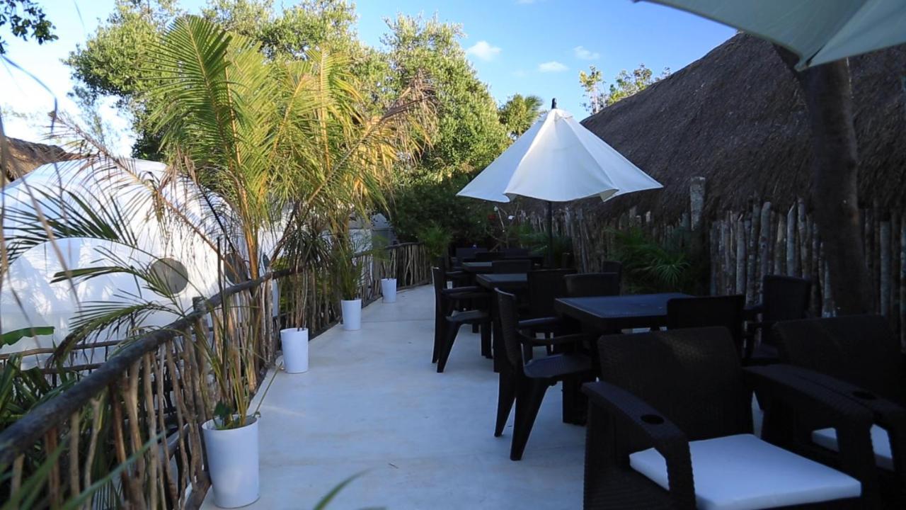 Glamping Tulum With Private Mini Pool Hotell Exteriör bild